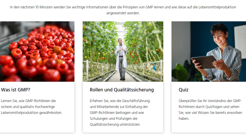 Good Manufacturing Practices (GMP) in der Lebensmittelindustrie